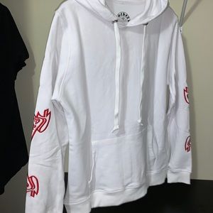 Chrome hearts white hoodie